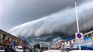吉林长春8月6日 黑云压境的压迫感