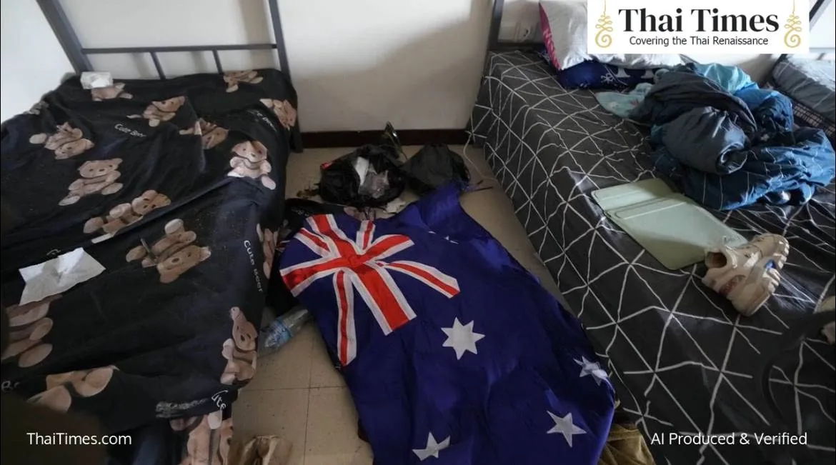 #泰国军方公开边境缴获证据:诈骗园区搭建多国仿冒警局、银行模拟场景 图片 3