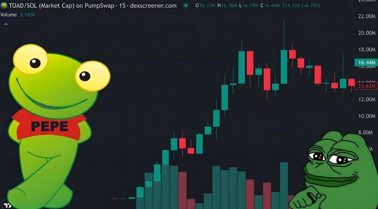 一夜冲上 2000 万美元市值， PUMP 创始人和投资人都在喊！ TOAD 会是下一个 PEPE 吗？